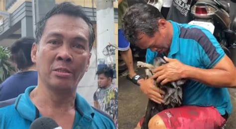 Lalaking namatayan ng 4 na aso sa sunog sa Maynila .
